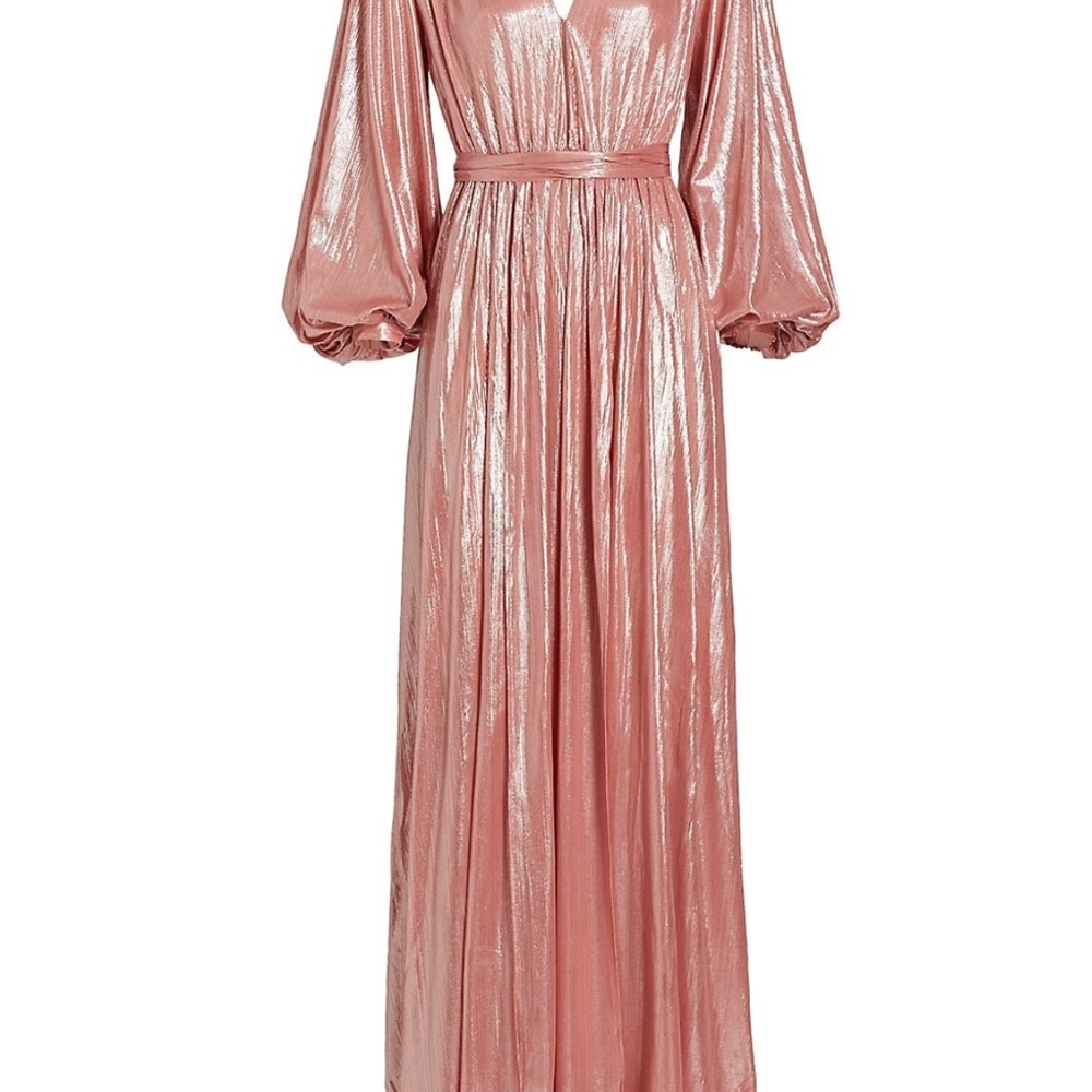 Bronx and Banco Zoe Metallic Rose Gown Size US 4/Small